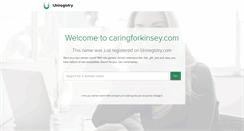 Desktop Screenshot of caringforkinsey.com